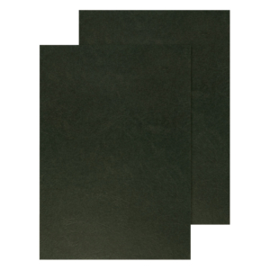 Copertine per rilegatura Q-Connect A4 250g/m² Nero goffrato - KF00501 (conf.100)