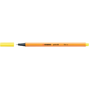 Fineliner Stabilo Point 88® 0,4 mm Giallo limone 88/24