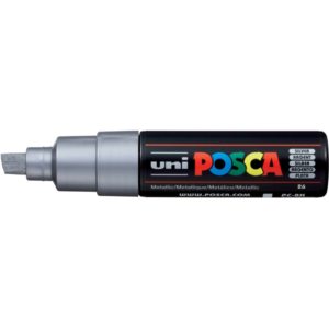 Pennarello UniPosca punta large colore Argento M PC8K ARG