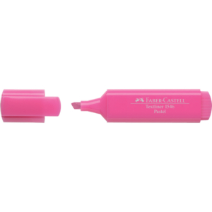 Evidenziatori Faber-Castell Textliner 1546 - colore pastel Rosa - 154654 (conf.10)