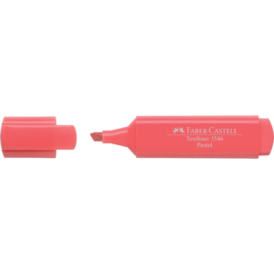 Evidenziatori Faber-Castell Textliner 1546 - colore pastel albicocca - 154655 (conf.10)
