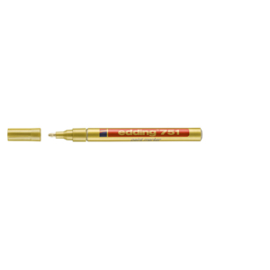 Pennarello Indelebile a vernice Edding 751 - Oro - tonda - 1-2 mm