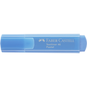 Evidenziatori Faber-Castell Textliner 1546 - colore pastel oltremare - 154668 (conf.10)