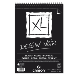 Album spiralato Canson - XL - Black Nero 150g/m² 40 fogli A4 C400039086