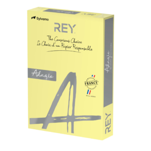 Carta colorata A3 Giallo canarino INTERNATIONAL PAPER Rey Adagio - 80g/m² - 29,7x42 cm (risma 500 fogli)