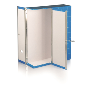 Scatola con cerniera Box 1 Resisto - 28x35x8,5 cm - 9 cm - Blu
