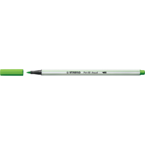 Pennarello Stabilo Pen 68 brush - punta a pennello - M 1 mm Verde foglia 568/43