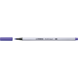 Pennarello Stabilo Pen 68 brush - punta a pennello - M 1 mm Viola 568/55