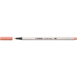 Pennarello Stabilo Pen 68 brush - punta a pennello - M 1 mm Rosa chiaro 568/26