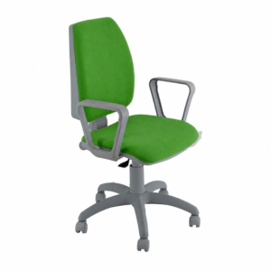 Sedia girevole con braccioli Verde - Unisit Jupiter Eco smart - polipropilene - JPQG/BRNG/EV