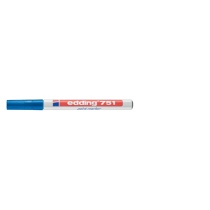 Pennarello a vernice Blu - Edding 750 - tonda - 1-2 mm