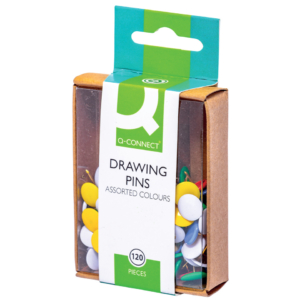 Puntine da disegno Q-Connect Øtesta 9 mm Assortito - KF02020 (conf.120)