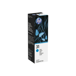 Inchiostro in bottiglia HP31 Ciano da 70 ml - 8000 pagine