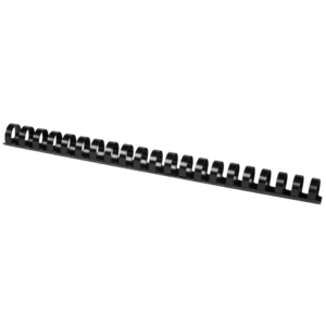 Dorsi a spirale in PVC per rilegatura Q-Connect 18 mm - colore Nero - KF32114 (conf.50)