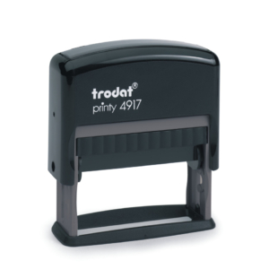 Printy 4917 - Timbro di testo PERSONALIZZATO fino a 3 righe dimensione max personalizzazione 50x10 mm
