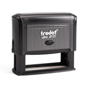 Timbro di testo personalizzato Trodat Printy 4925 dimensione max pers.ne 82x25 mm - fino a 7 righe - blu -182275
