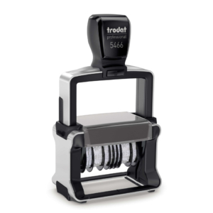 Professional 5466/PL - Datario con testo PERSONALIZZATO - doppia data 56x33 mm - fino a 3+3 righe