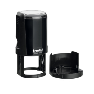 Timbro di testo personalizzato Trodat Printy 4638 dimensione max pers.ne Ø38 mm - fino a 7 righe - blu - 182285