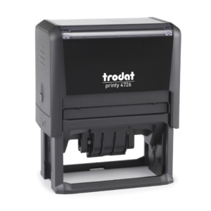 Printy 4726 - Datario con testo PERSONALIZZATO fino a 3+3 righe - max personalizzazione 75x38 mm