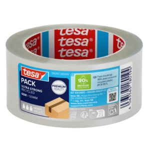 Nastri da imballaggio Tesapck® Eco & Ultra Strong in PET Trasparente 50 mm x 66 m