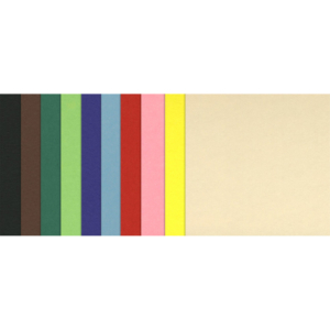 Cartoncini colorati Maxipack COLORLINE 70x100 cm 100 fogli 220g/m² Canson 10 Colori Assortiti