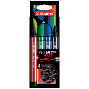 Pennarelli Stabilo Pen 68 Max punta scalpello - 768/04-21 (conf.4)