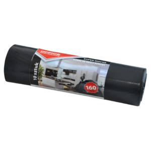 Sacchi dell'immondizia super strong - Office Products Nero 160 litri - 22022242-05 (5 rotoli da 10 sacchi cad.)