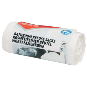 Sacchi dell'immondizia standard Office Products Bianco 20 litri - 22025169-14 (5 rotoli da 40 sacchi cad.)