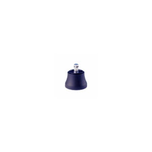 Set 5 piedini Neri a base larga Seditaly in PP ad innesto rapido con perno in acciaio Ø11 mm - CNF5Z0601