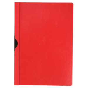 Cartellina con clip Q-Connect PVC 22x30,7 cm Rosso KF00461