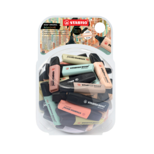 Evidenziatori Stabilo Boss Nature Colors - Colori Assortiti - 70/60-2-1 (boule 60 pezzi)