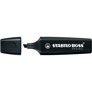Pennarello Stabilo Boss Original - colore Nero - 70/46
