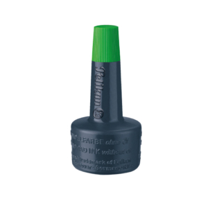 Inchiostro per timbri senza olio Pelikan flacone 28 ml Verde 351239