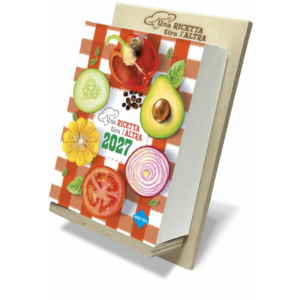 Calendario letterario giornaliero 2027 da tavolo Biembi ''Una ricetta tira l'altra'' - BN9265618