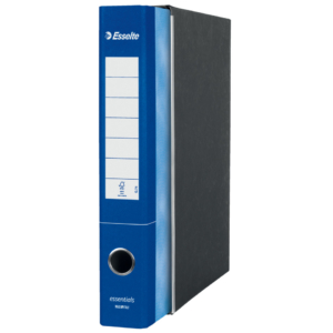 Raccoglitore ufficio con custodia Blu Esselte Essentials G74 23x33 cm - Registratori protocollo dorso 5 cm - 390774050