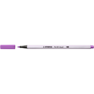 Pennarello Stabilo Pen 68 brush - punta a pennello - M 1 mm prugna 568/60