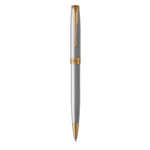 Penna a sfera Parker Sonnet punta M inchiostro Nero Stainless Steel GT - 1931507