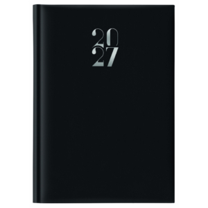 Agenda 2027 giornaliera gommato s/d sep. 17x24 cm Nero 27-350FT-C01