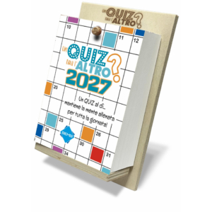 Calendario letterario giornaliero 2027 da tavolo Biembi ''Un quiz tira l'altro'' - BN9265620