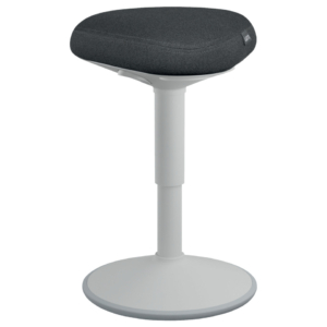 Sgabello Active Comfort da seduta ergonomico Leitz Ergo grigio chiaro - 370x460x377 mm - 65440085