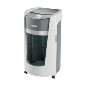 Distruggidocumenti Leitz IQ OptiMax Office fino a 550 fogli - P5 - 35 litri - 83600000