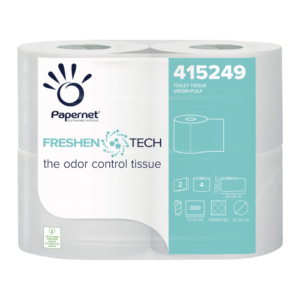 Carta igienica Papernet Freshen Tech a 2 veli in pura cellulosa - bianco - 415249 (conf.4)