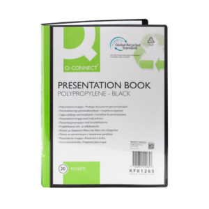 Portalistini personalizzabile A4 20 buste Q-Connect KF01265