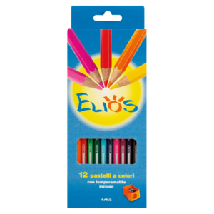 Pastelli colorati Elios Fila con Astuccio - 2,8 mm - da 3 anni in poi (conf.12)