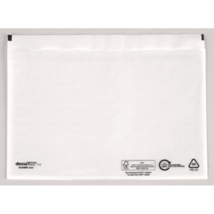 Buste portadocumenti Docufix Trasparenti senza scritta - formato 240x160 mm - C5 (conf.250)