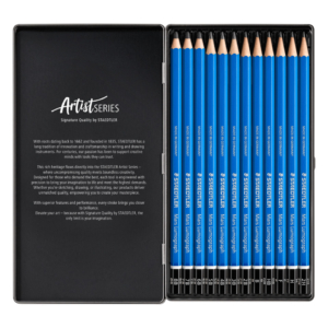 Matite in grafite Staedtler Mars® Lumograph® in astuccio in metallo 12 matite assortite - 100 G12 S