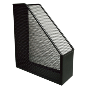 Portariviste in metallo Q-Connect 9,5x29,5x25,8 cm Nero KF00862