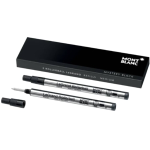 Refill per penna roller Montblanc modello LeGRand - Nero - Tratto M - MB128225 (conf.2)