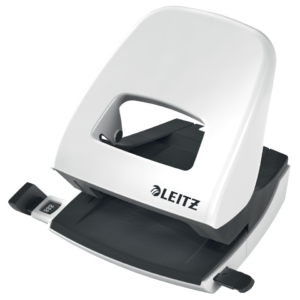Perforatore 2 fori - 30 fogli Leitz NeXXt Series 5008 - Bianco metallizzato