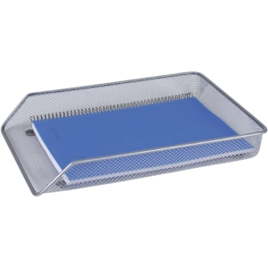 Vaschetta portadocumenti Q-Connect caricamento frontale 365x55x280 mm Argento - KF00843